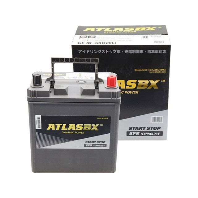 他サイト： 【メーカー直送】ATLASBX ATLASBX EFB(アイドリングストップ車用)SE M42(B20L) Atlasbxの商品画像