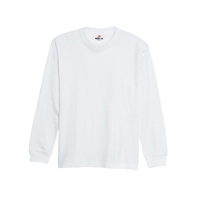 他サイト： チャンピオン H5186 BEEFY LONG SLEEVE(ホワイト) サイズ M championの商品画像