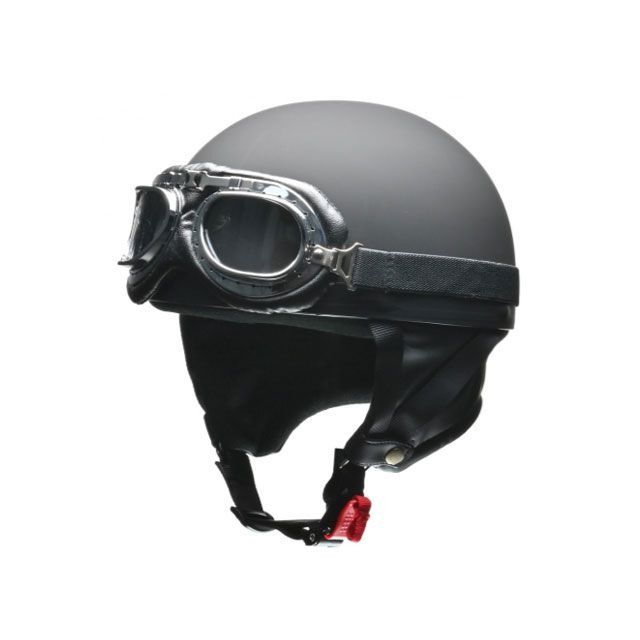他サイト： リード工業 CROSS CR-750 ビンテージヘルメット(マットブラック) LEADの商品画像