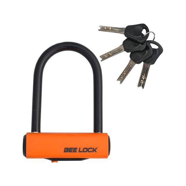 他サイト： リード工業 LU-208A アルミシャックルロック(オレンジ) LEADの商品画像