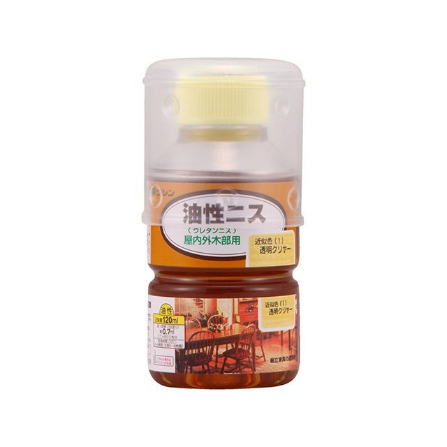 他サイト： 和信ペイント #900111 油性ニス 120ml(透明クリヤー) Washi Paintの商品画像