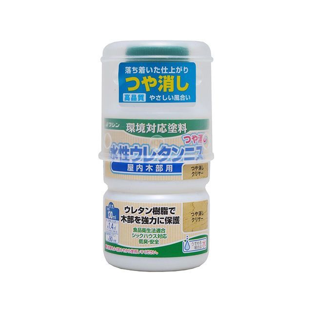 他サイト： 和信ペイント #941155 水性ウレタンニス 130ml(つや消しクリヤー) Washi Paintの商品画像