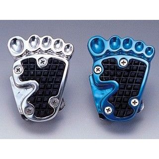 他サイト： キジマ ジャズ モンキー ブレーキペダルカバー足型DX カラー クロームメッキ KIJIMAの商品画像