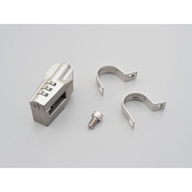 他サイト： デイトナ 汎用 ヘルメットロック ダイヤルタイプ(シルバー) DAYTONAの商品画像