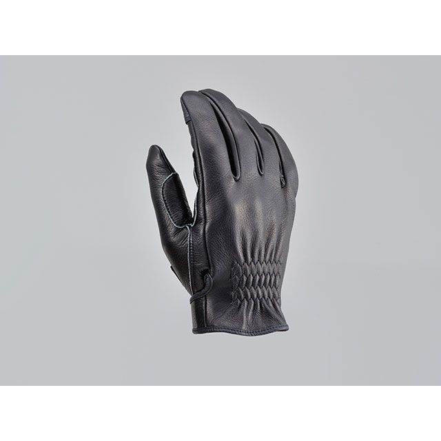 他サイト： ヘンリービギンズ HBG-037 内縫いガンカットショートグローブ(ブラック) サイズ S HenlyBegins バイクの商品画像