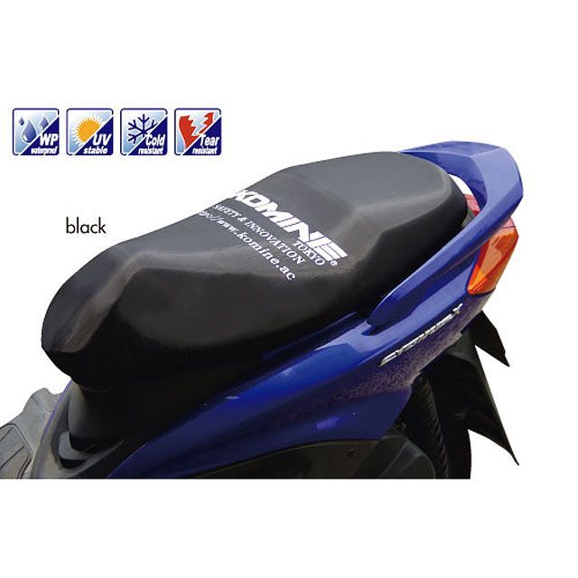 他サイト： コミネ AK-106 モーターサイクル シートカバー(ブラック) サイズ L KOMINE バイクの商品画像