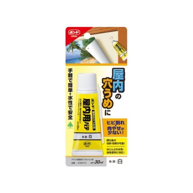 他サイト： コニシ ボンド 屋内用パテ 30ml(クリヤー) KONISHI 日用品の商品画像