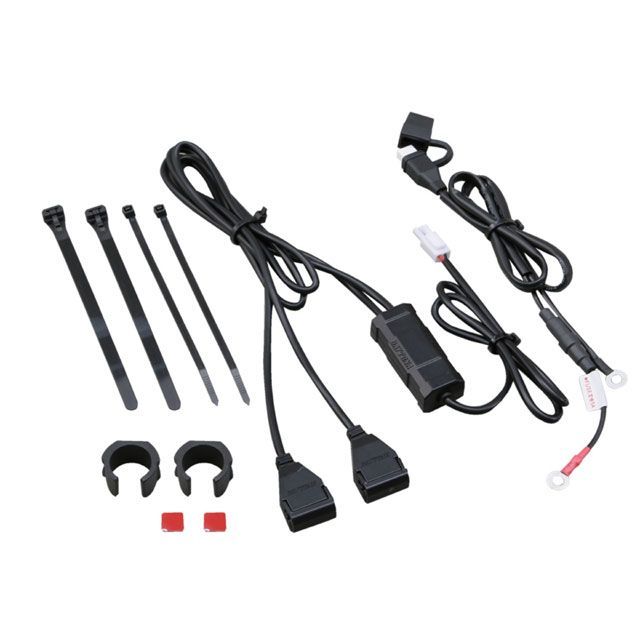 他サイト： デイトナ バイク専用電源 USB(5V/2.1A) タイプ 2ポート DAYTONA バイクの商品画像
