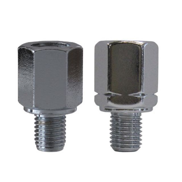 他サイト： タナックス 一般車 ネジ径変換アダプター(8mm→10mm) カラー クロームメッキ TANAX バイクの商品画像