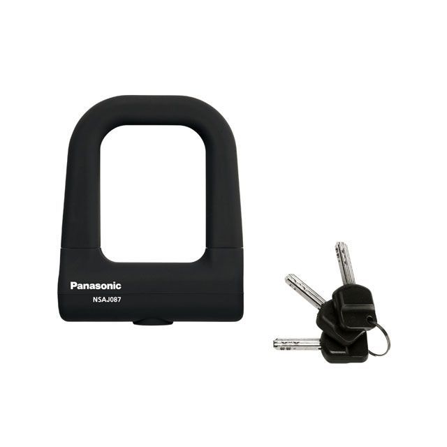 他サイト： パナソニック(自転車) 自転車 U字ロック(ミニU型ロック)NSAJ087-B(ブラック) Panasonicの商品画像