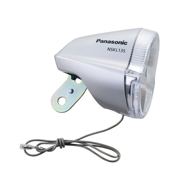 他サイト： パナソニック(自転車) 自転車 ハブダイナモ車用ライト(LEDハブダイナモヘッド)NSKL135-S(シルバー) Panasonの商品画像