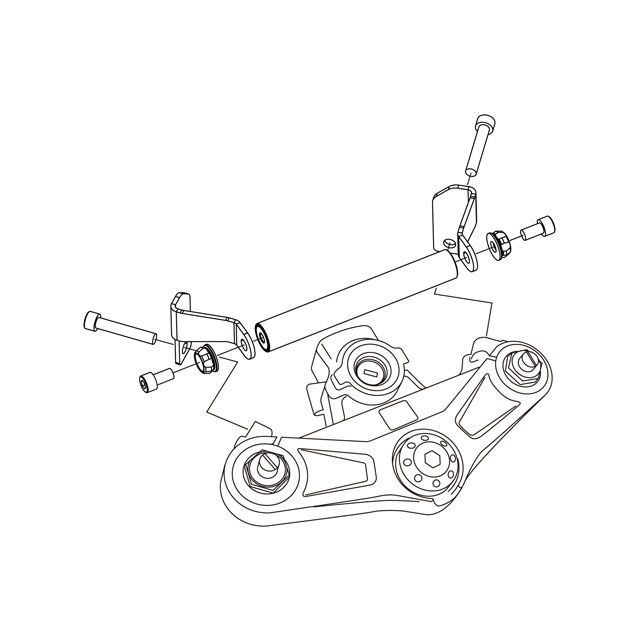 他サイト： デイトナ CBR400R バイク用 マルチバーホルダー キャップボルトカラーM8 アッシュシルバー CBR400R(19) 16の商品画像