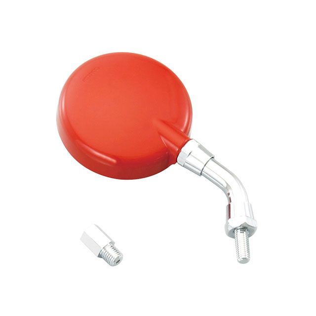 他サイト： キタコ 汎用 丸ミニミラー 50Lステー カラー レッド KITACO バイクの商品画像