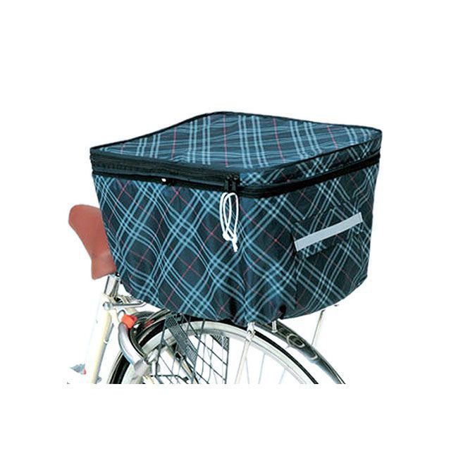 他サイト： 川住(自転車) 2段式後カゴカバーKW-266R ネイビーCH kawasumi 自転車の商品画像