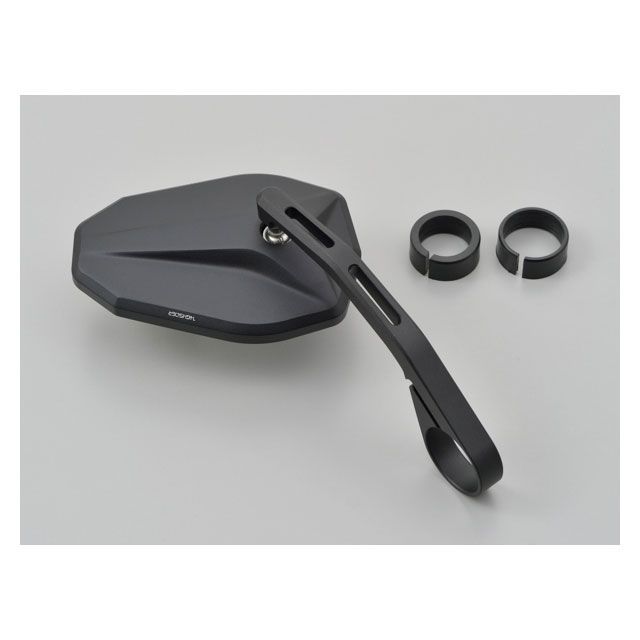 他サイト： ハイサイダー 汎用 バーエンドミラー VICTORY(ブラストブラック) HIGHSIDER バイクの商品画像