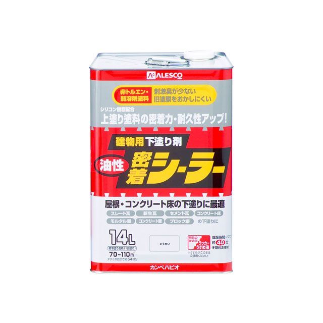 他サイト： カンペハピオ 油性密着シーラー 透明 14L Kanpe Hapio 日用品の商品画像