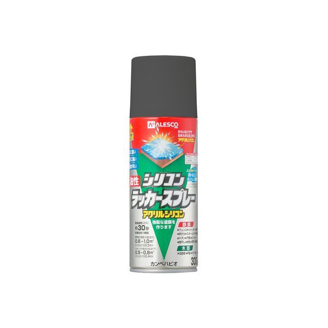 他サイト： カンペハピオ 油性シリコンラッカー グレー 300ML Kanpe Hapio 日用品の商品画像