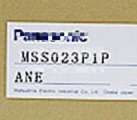 新品☆送料無料☆ Panasonic サーボドライバ MSS023P1P 【６ヶ月保証