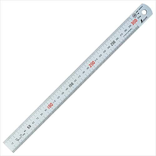 他サイト： シンワ 直尺 シルバー 30cm 13013の商品画像