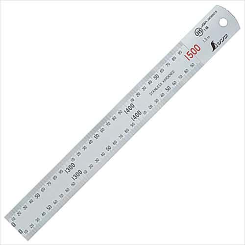 他サイト： シンワ 直尺 シルバー 1.5m 13056の商品画像