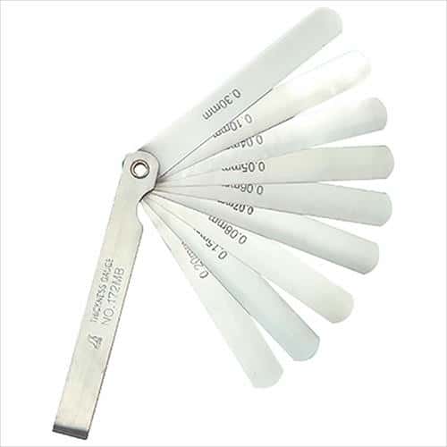 他サイト： シンワ シックネスゲージB 9枚組 73780 100mmの商品画像