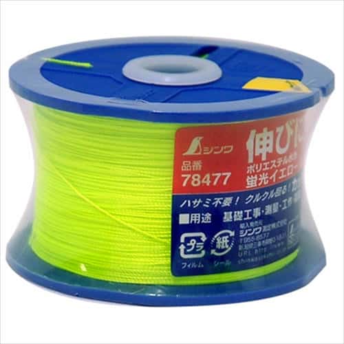 他サイト： シンワ PES水糸 細500m蛍光Y 78477の商品画像