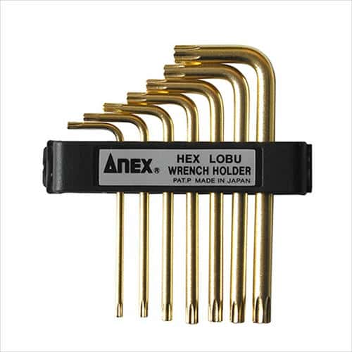 他サイト： ANEX L型ヘクスローブレンチセット No639 7本組の商品画像