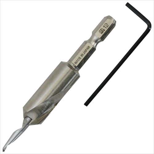 他サイト： スターエム 皿取錐 普通鋼メッキ仕上げ 4mmX12mmの商品画像