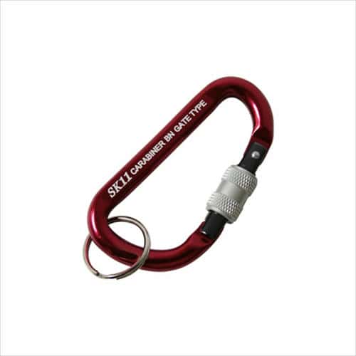 他サイト： SK11 ロックカラビナ BN SAC-660BNレッドの商品画像