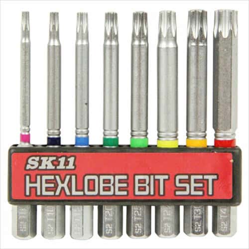 他サイト： SK11 トルクスネジ用ビットセット BS-22N 8ホンクミの商品画像