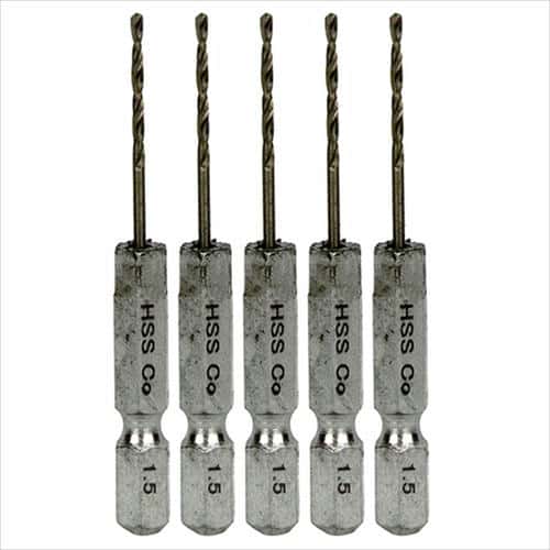 他サイト： SK11 六角軸Coステンドリル 普通 1.5mm 5pcsの商品画像