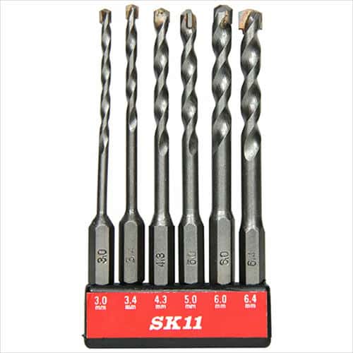 他サイト： SK11 コンクリートドリルセット SICD-1 6本組の商品画像
