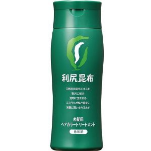 他サイト： 利尻昆布 ヘアカラートリートメント ブラック《白髪用》200gの商品画像