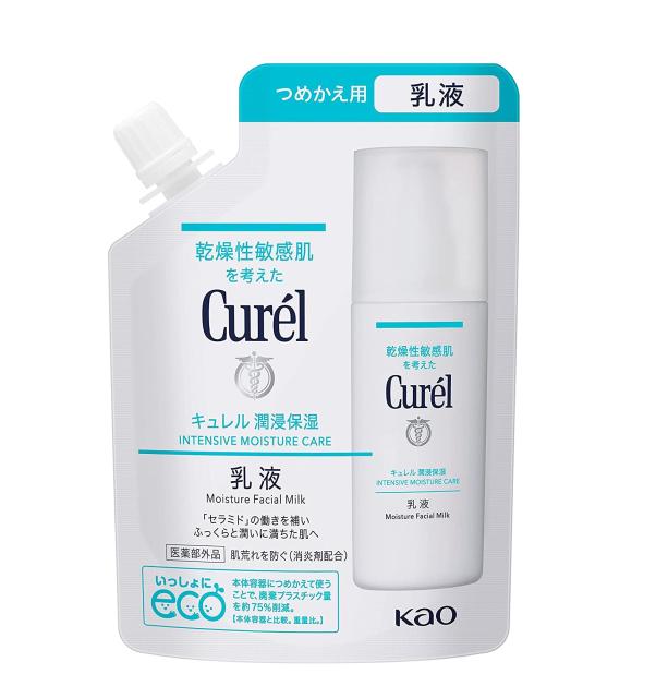 他サイト： 花王 キュレル  潤浸保湿 乳液 つめかえ用 100ml【医薬部外品】 ※お取り寄せ商品 キャンセル不可 メーカー欠品になる場合の商品画像