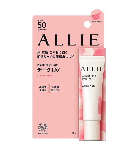 他サイト： カネボウ アリィー クロノビューティ カラーオンUV チーク 01 フレッシュフローラルの香り 15g SPF50+ PA+++の商品画像