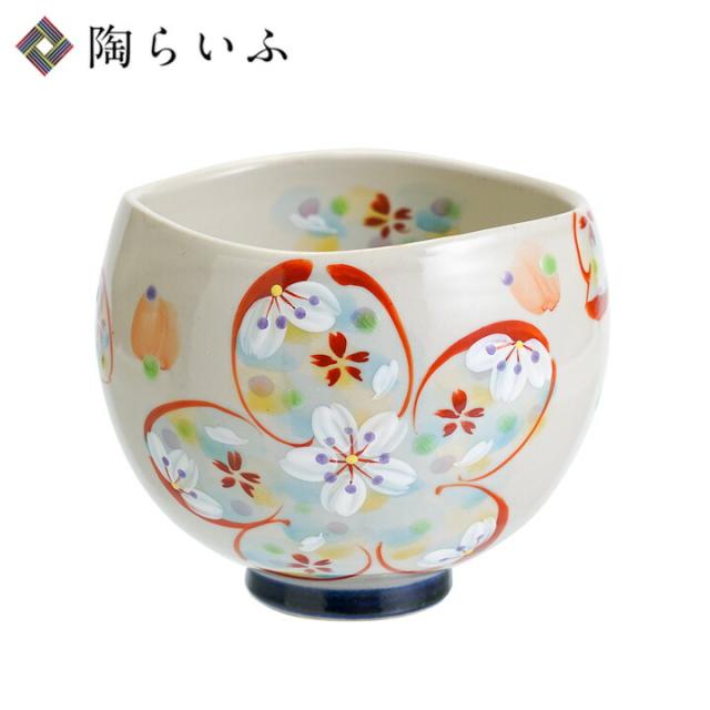 茶道具 茶碗 筒茶碗 染付 祥瑞 京焼 清水焼 加藤利昇 共箱 京