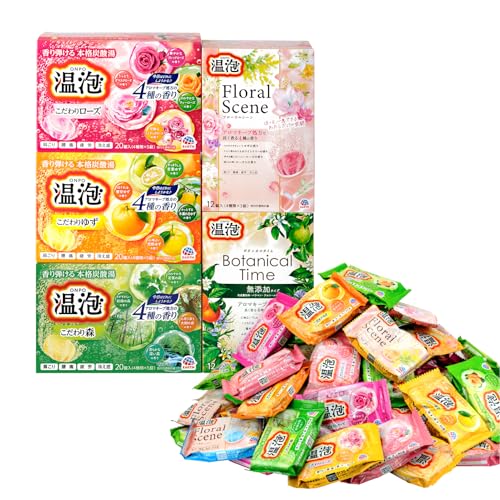 他サイト： ONPO温泡 詰合せ 84錠入 入浴剤 炭酸湯 大容量 84個 炭酸バブルの商品画像