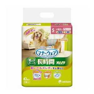 他サイト： ユニチャーム マナーウェア 高齢犬用男の子用おしっこオムツS 42枚の商品画像