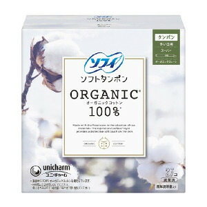 他サイト： ユニ・チャーム ソフィ オーガニックコットン タンポン スーパー 多い日用 27コ入の商品画像