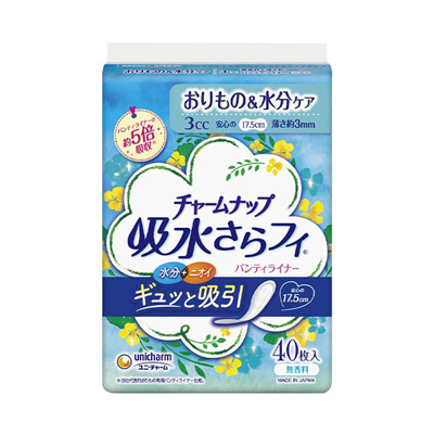 他サイト： チャームナップ 吸水さらフィ パンティライナー 40枚入 4903111504077の商品画像
