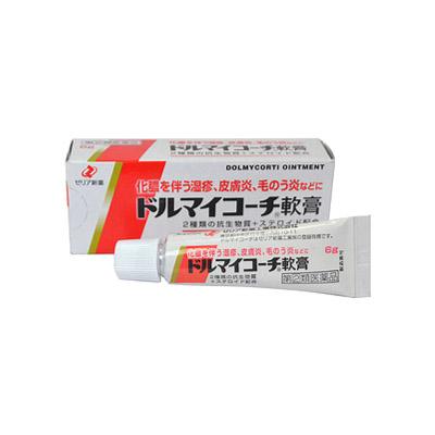 他サイト： 【第(2)類医薬品】ゼリア新薬 ドルマイコーチ軟膏 6g 4987103046943の商品画像