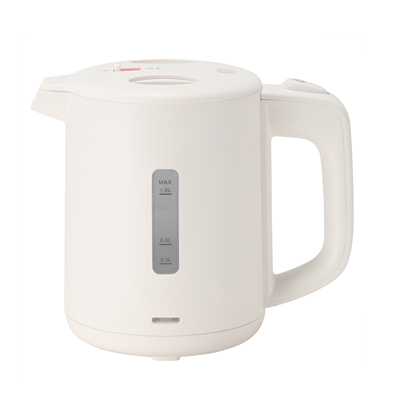 他サイト： オーム電機 電気ケトル(最大容量 1.0L/900W/ホワイト)※お取り寄せ品 4971275814288の商品画像