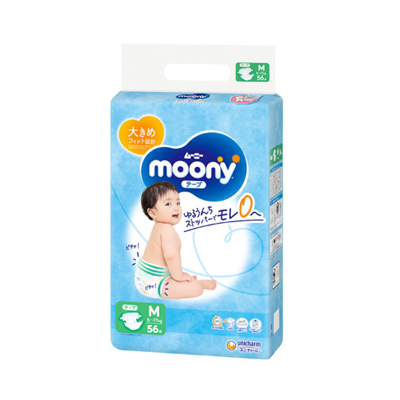 他サイト： ムーニー テープ M 6-11kg 56枚入 4903111141937の商品画像