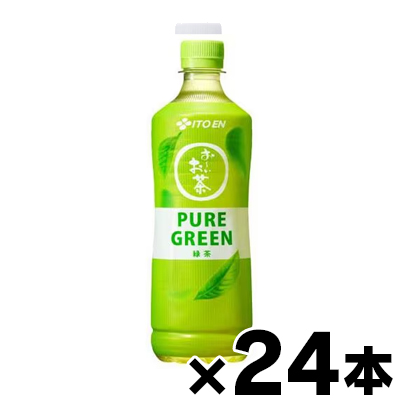 他サイト： 伊藤園 お〜いお茶 PURE GREEN ピュアグリーン 600ml×24本 ※おひとり様2ケースまで 490108565386の商品画像