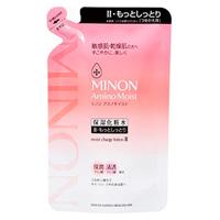 他サイト： ミノン アミノモイスト モイストチャージ ローション 2 もっとしっとり つめかえ用 130ml 4987107616401の商品画像