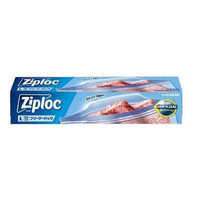 他サイト： ジップロック フリーザーバッグ L 12枚入 4901670116144の商品画像