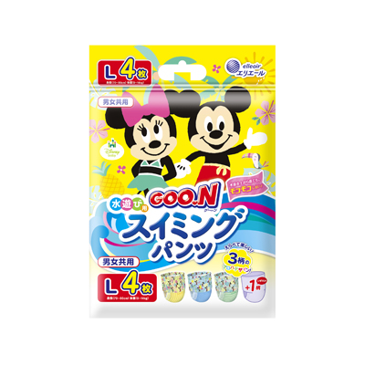 他サイト： 大王製紙 グーン スイミングパンツ 男女共用 Lサイズ 4枚 4902011860818【在庫限り】の商品画像
