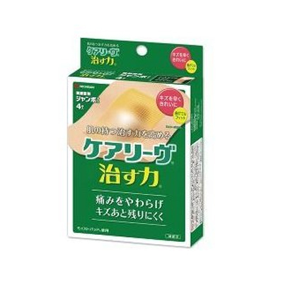他サイト： ケアリーヴ 治す力 ジャンボサイズ 4枚入 【一般医療機器】4987167072360の商品画像
