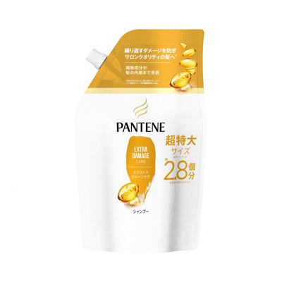 他サイト： P&G パンテーン エクストラダメージケア シャンプー つめかえ用 超特大サイズ 860m 4987176100368の商品画像