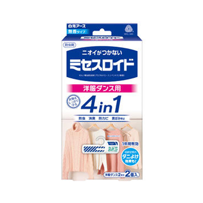他サイト： ミセスロイド 洋服ダンス用 1年防虫 2個入 4902407125422の商品画像